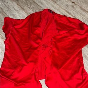 Victoria's Secret Red Satin Robe Sleepwear